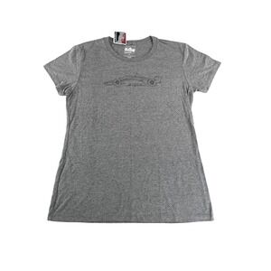IndyCar Shirt Womens XL NTT IndyCar Series Race Car Graphic Soft Tee Racing Gray
